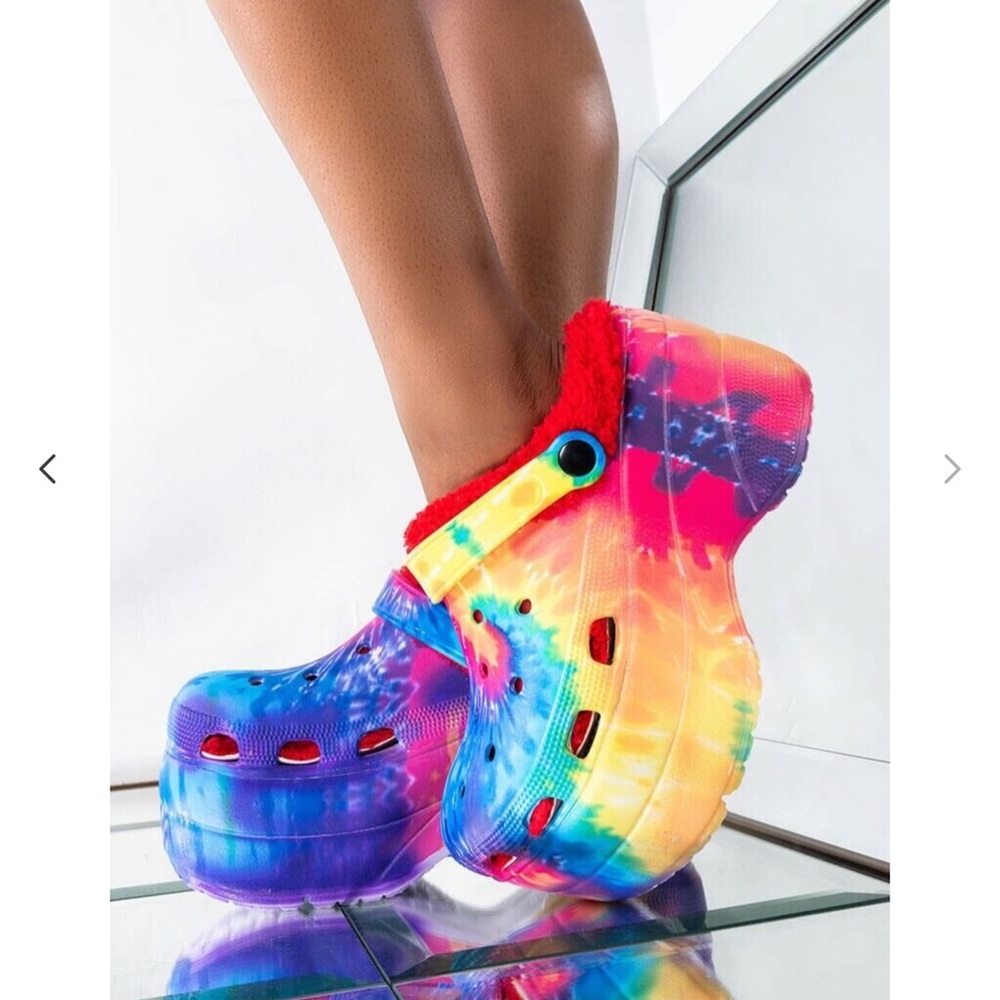 NEW Tie & dye Chunky Platform Shoes